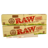 RAW Organic Pre-Rolled Cones 1 1/4 x 32
