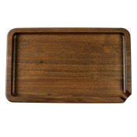 RYOT® Solid Wood Rolling Tray - Walnut