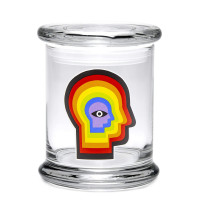 420 Science Pop Top Jar - Rainbow Mind - X-Small