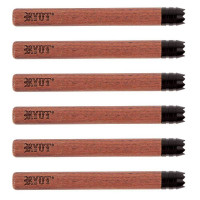RYOT® Large (3") Wooden Taster with BLACK DIGGER Tip (pack of 6) - Maple