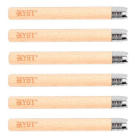 RYOT® Large (3") Wooden Taster with DIGGER Tip (pack of 6) - Maple